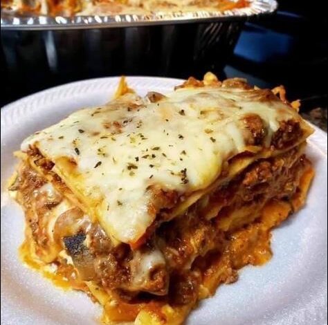 LASAGNE RECIPE