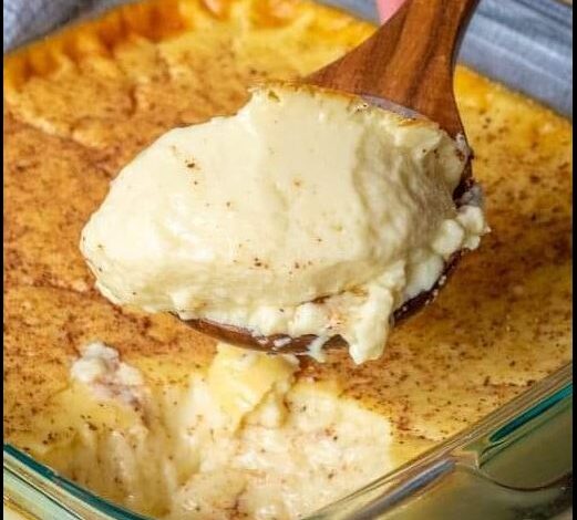 Amish baked custard