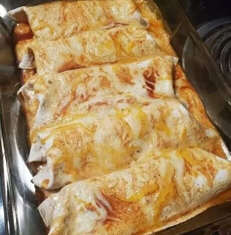 Cream Cheese Chicken Enchiladas