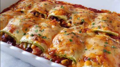 Zucchini Enchilada Roll-Ups