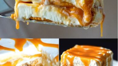 Ritz Cracker Salted Caramel Icebox Cake