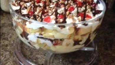 Banana Split Trifle