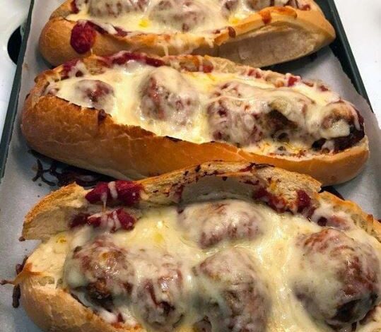 Meatball Boats Recipe