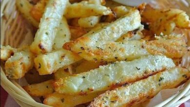 Baked Garlic Parmesan Fries