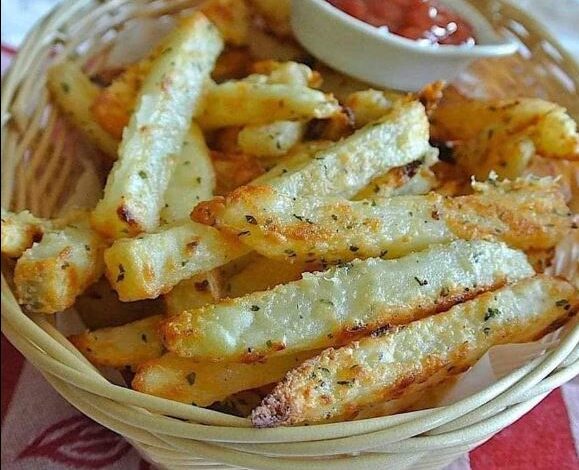 Baked Garlic Parmesan Fries