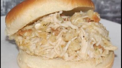 Ohio Shredded Chicken Sandwiches