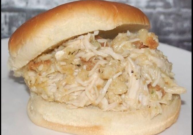 Ohio Shredded Chicken Sandwiches