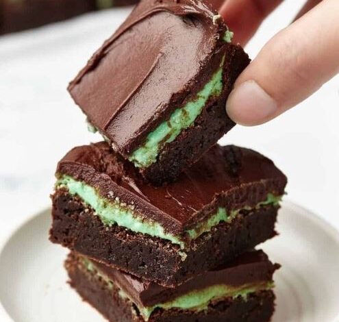 Mint Chocolate Brownies