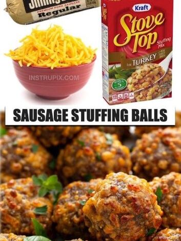 Cheesy Sausage Stuffing Balls