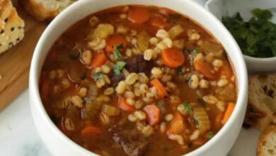 Beef and Barley Soup Crock Pot