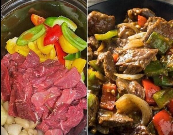 Crockpot Pepper Steak