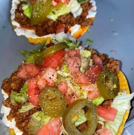 Ground Beef Tostadas