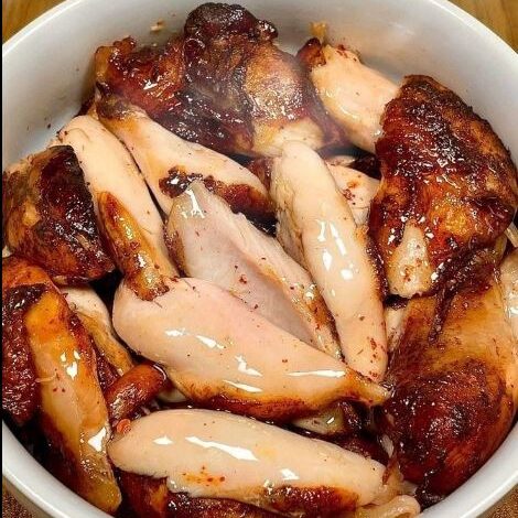 Air fryer chicken thighs