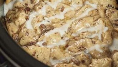 Crock Pot Cinnamon Roll Casserole