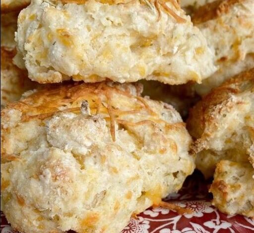 Rosemary Cheddar Drop Biscuits