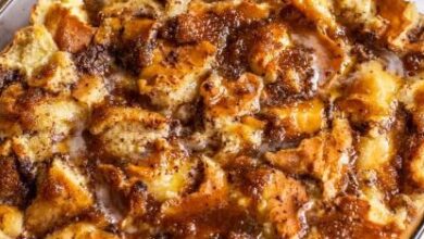 Pecan Chocolate Bread and Butter Pudding.