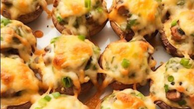 Elegant Stuffed Mushrooms