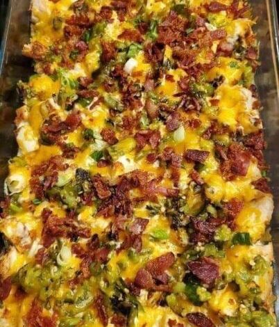 Jalapeno Popper Chicken Casserole Recipe