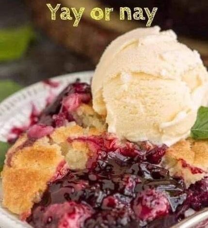 Easy Blackberry Cobbler with Brown Butter Topping