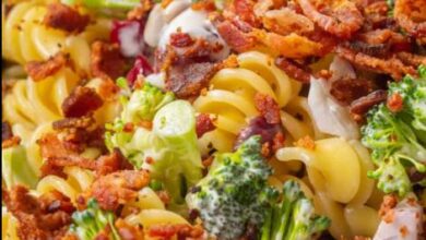 Bacon Broccoli Pasta Salad