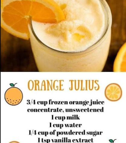 EASY DRINK, ORANGE JULIUS