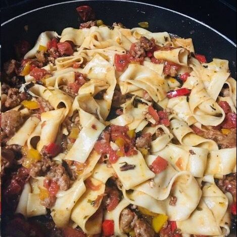 Italian Drunken Noodles