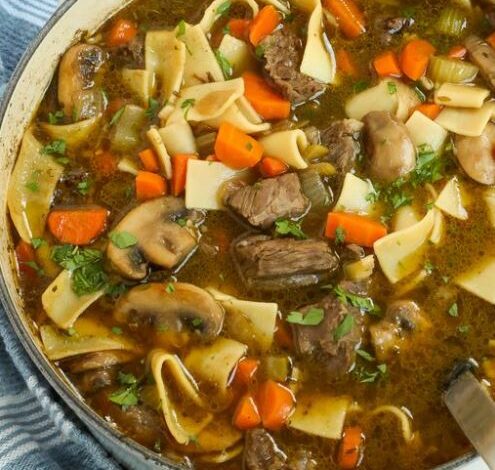 beef broth soup, beef noodle soup recipe, how to make beef noodle soup