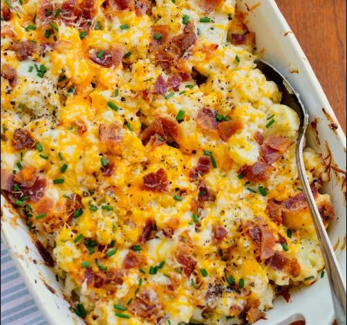 Loaded Cauliflower Casserole Recipe