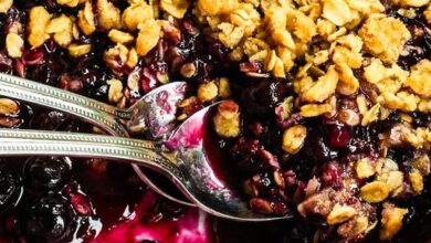 Easy Blueberry Crisp