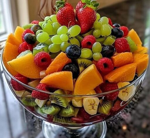 LAYERED SUMMER FRUIT SALAD