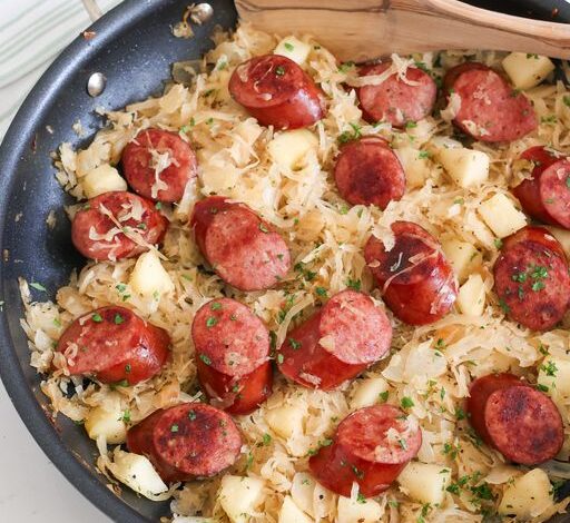 Kielbasa and Sauerkraut