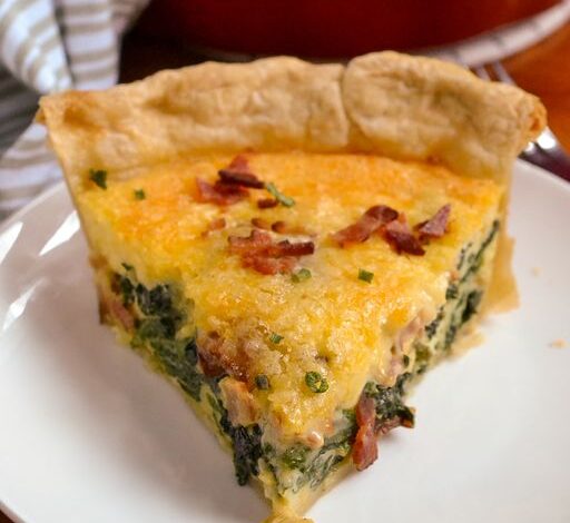 Deep Dish Spinach Quiche Recipe