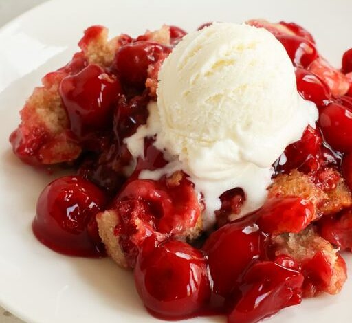 Easy Cherry Cobbler Recipe