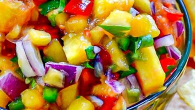 Fresh Peach Salsa Recipe