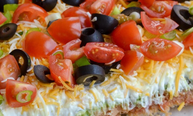 Easy 7 Layer Dip Recipe