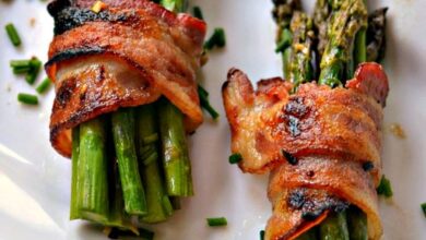 Oven-Baked Bacon Wrapped Asparagus