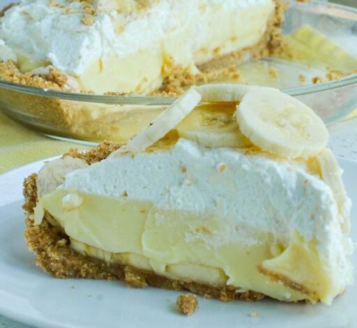 Homemade Banana Cream Pie